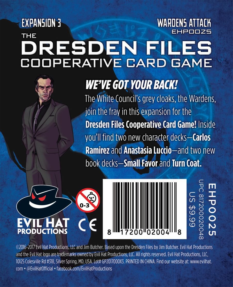 Evil Hat Productions DFCO: Wardens Attack Expansion Role Play Game