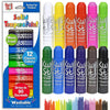 Kwik Stix Solid Tempera Paint Sticks, 12 Colors, Washable Paint Sticks for Kids, Super Quick Drying, Non-Toxic, Allergen Free, Comes in Classic