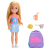 Barbie Family & Friends Cupcake Baking Backpack Blonde Chelsea Doll, Wearable Backpack with Baking Play Pieces