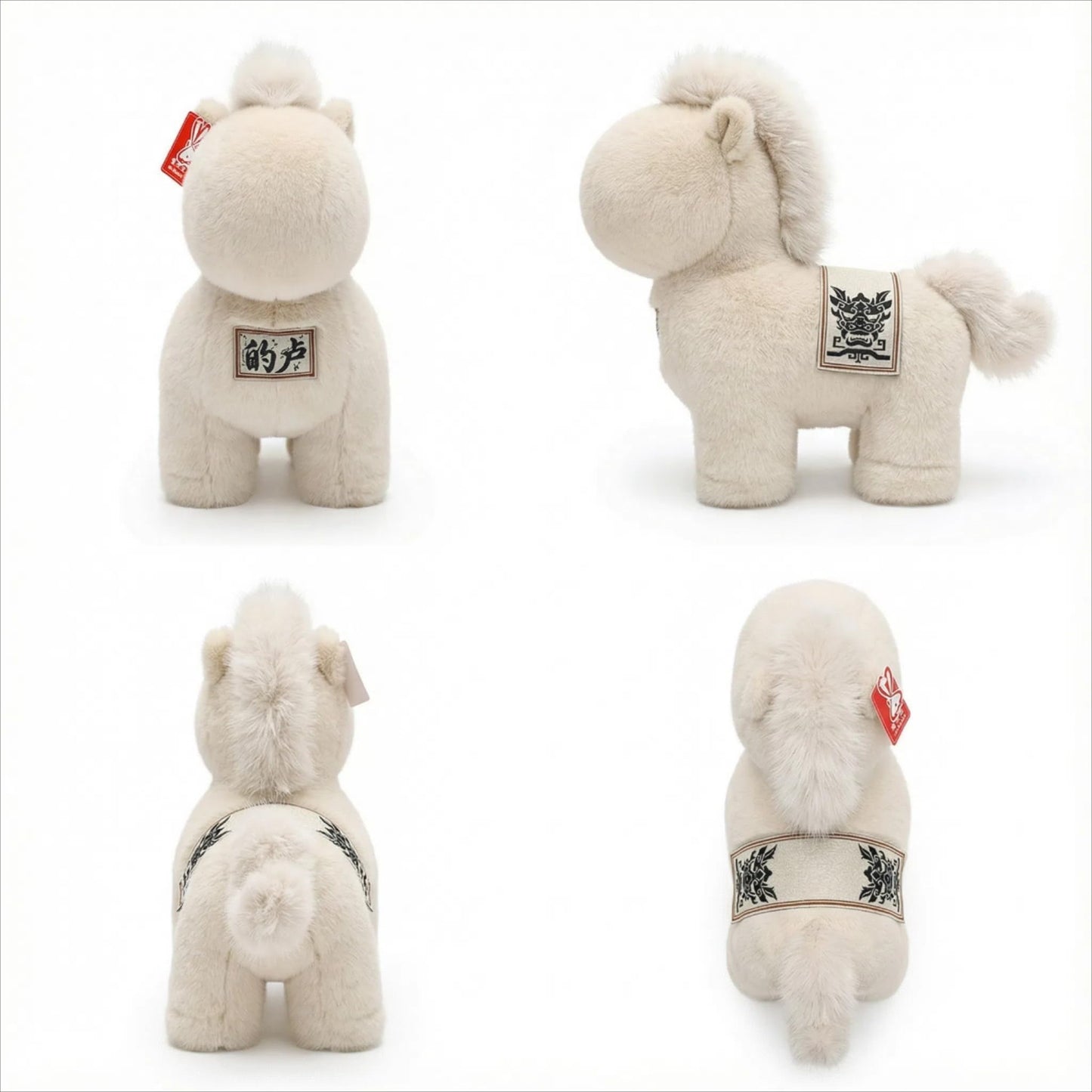 LXYUNKJ 2026 Year of The Horse Stuffed Animals Plush Soft Plushie Toys - Mascot Doll Toys Zodiac Decor, Super Cute Plush Soft Toy for Adults, Kids