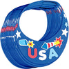 Fun Express Patriotic Foam Visor Craft Kit Makes 12 - Bulk Craft Kits for Kids Summer Activities | 4th of July Crafts for Kids with Peel and Stick