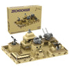 ZECHOCHOZE 1000+ Pcs Military Base Building Brick Sets for Army Mini Figure War Accessories, Include Defence Base Guard Tower, Various Heavy Weapons