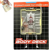 AKLOZYX The Body Deck Transparent Anatomy Playing Cards, 3D Skeleton Design, Educational Card Game, 54 Cards (1 Pack)