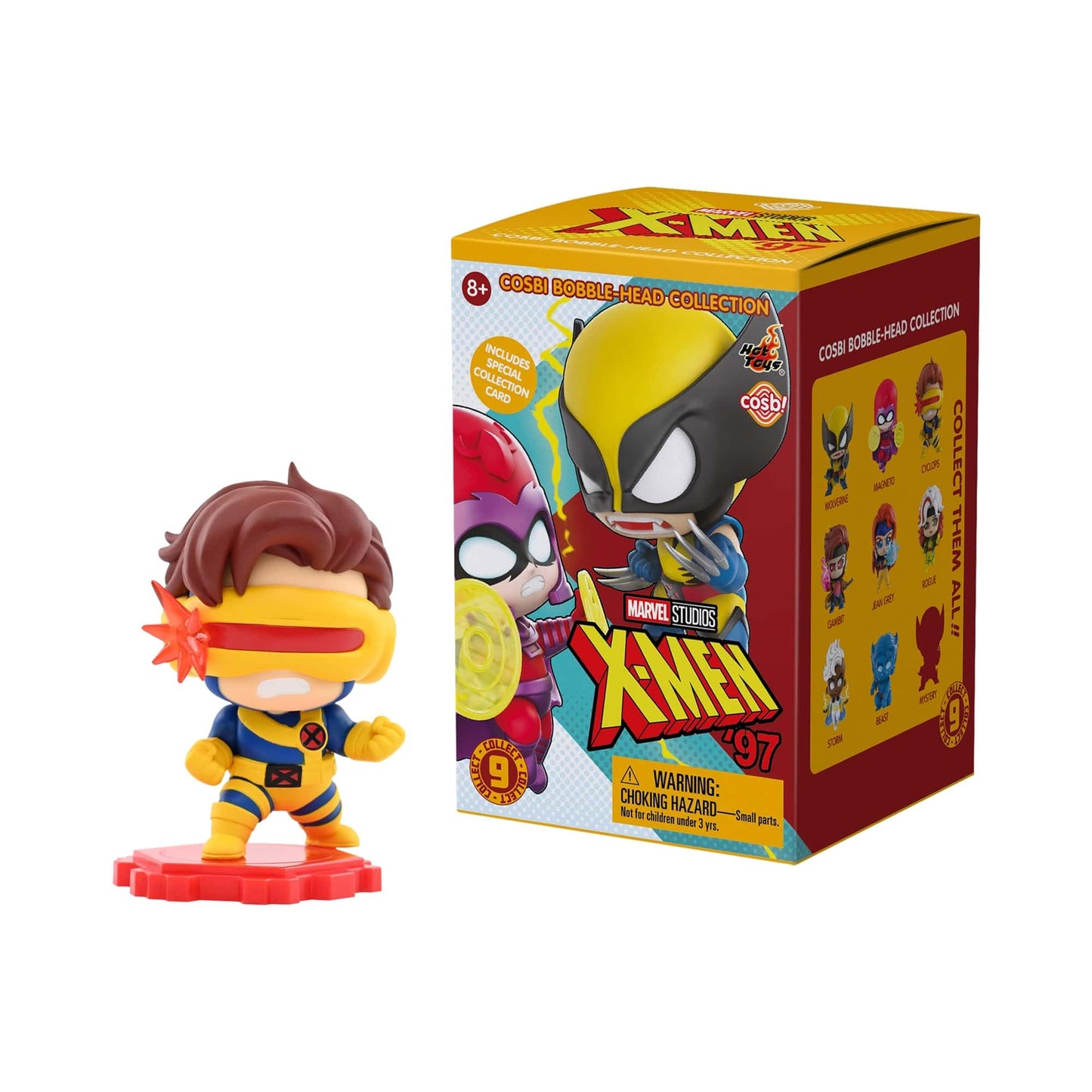 YuMe X-Men 97 Blind Box Collectible Mini Figure & Accessories | Cosbi Bobble Head Collection | Official Marvel Studios Merchandise | Toy Gift for Kids