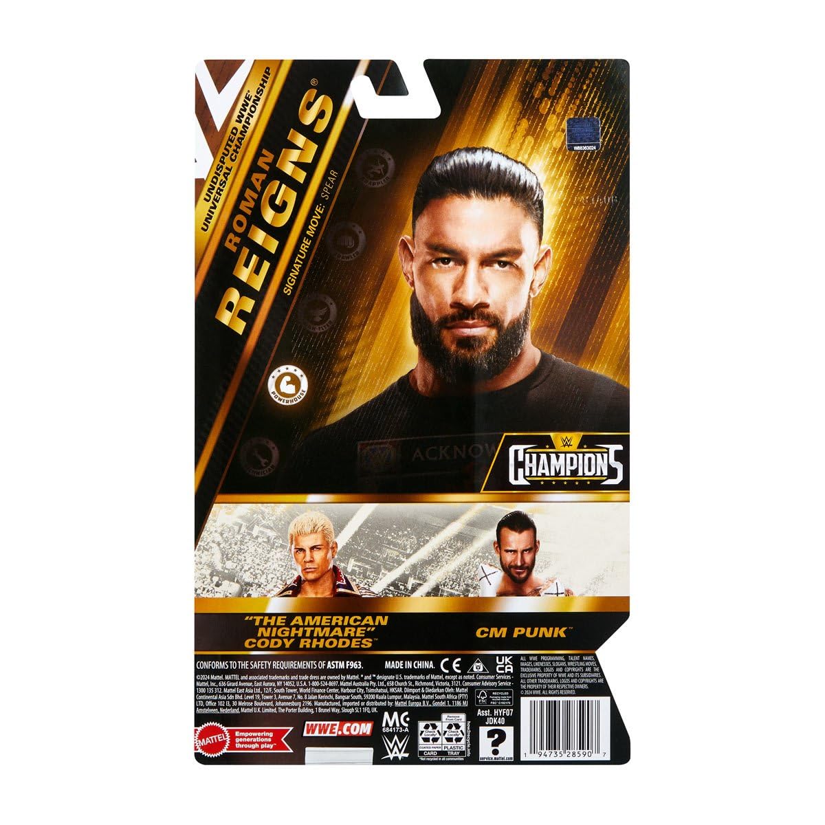 WWE Champions 2025 Wave 4 Roman Reigns Main Event Action Figure