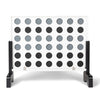 Play Platoon Wooden Giant 4 in a Row Game Outdoor - 4 in a Row Board Game Outdoor with Coins, Case and Rules