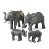 Terra by Battat African Elephant Animal Toys Family, 4 Figurines, Animals