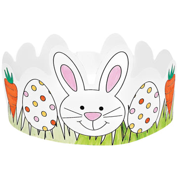 Color Your Own Easter Crowns - Makes 12 - DIY Crafts for Kids and Fun Home Activities