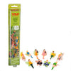 Wild Republic Fairy Figurines Tube, Fairy Toys, Ten Fairy Figures with Five Different Poses All with Different Hair and Outfit Colors , 10 Piece Set