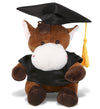 DolliBu Horse Graduation Plush Toy - Soft Huggable Graduation Stuffed Animal Dress Up with Gown and Cap with Tassel Outfit - Graduation Gift