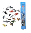 Wild Republic Aquatic Animals, Toy Figures, Tube Animals, Kids Gifts, Ocean theme Party Supplies, Sea Creatures, 18-Piece Collection