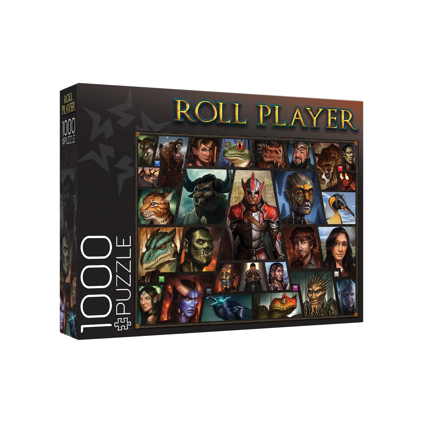 Champions of Nalos Jigsaw Puzzle | 1000 Piece Fantasy Art Puzzle | Board Game Art from the Roll Player World of Ulos | Puzzle for Adults Teens