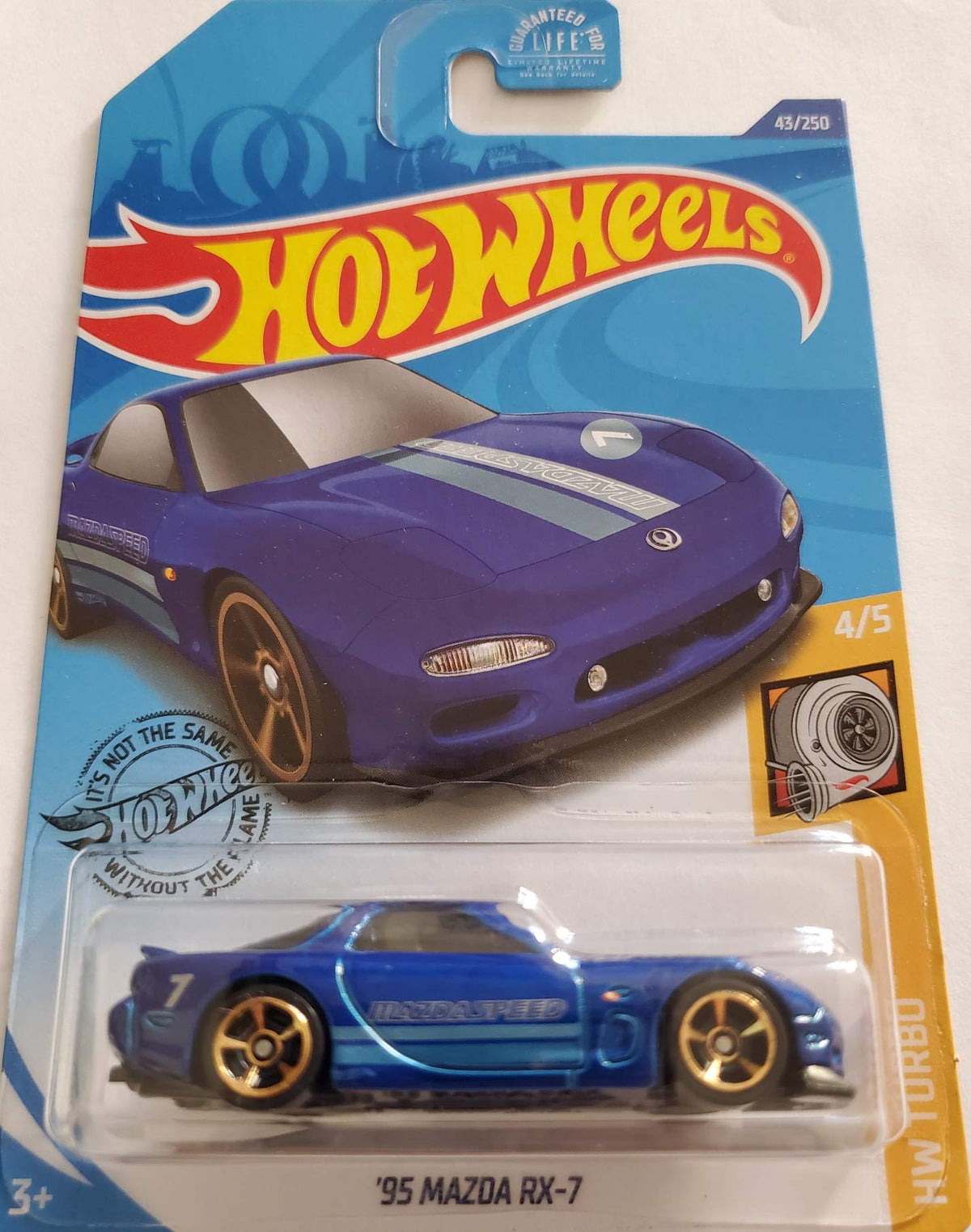 Hot Wheels 2020 Hw Turbo '95 Mazda RX-7, Blue 43/250