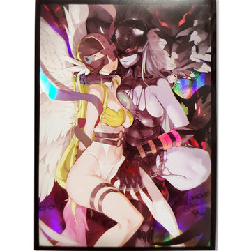50ct (Angewomon) Holographic Standard Size Cards for MTG/TCG/PTCG Art Anime Printing Card Sleeves Protectors 66x91mm (B02