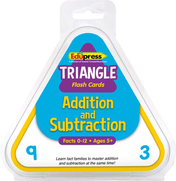 Teacher Created Resources Addition and Subtraction Triangle Flash Cards (EP62104)