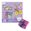 Ooly DIY Paper Kit, 24 Fortune Teller Designs & Stickers, Kit Includes 12 Completed, 6 Blank and 6 Color-in Folding Fortune Teller, Activity Gifts