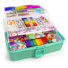 Bobbie Art Arts & Crafts Box - 3000+ pcs Deluxe Craft Supplies Box Green - Art Crafting Kit Birthday Gifts for Kids, School Supply for Ages 4-12