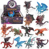 Liberty Imports 12 Pcs Dragon Toy Figures, 5" Large Realistic Hand Painted Mythical Figurines, Assorted Designs for Kids Party Favors & Cake Toppers