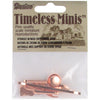 Miniature - Copperware Utensils with Rack - 1.5 inches - 1 set