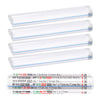 Xovnfp 4 Pack Mahjong Line Finder Magnifier, Magnifying Ruler with Guiding Line, Easy-to-Read Locator for Rule Card, for Mahjong Lovers, Senior