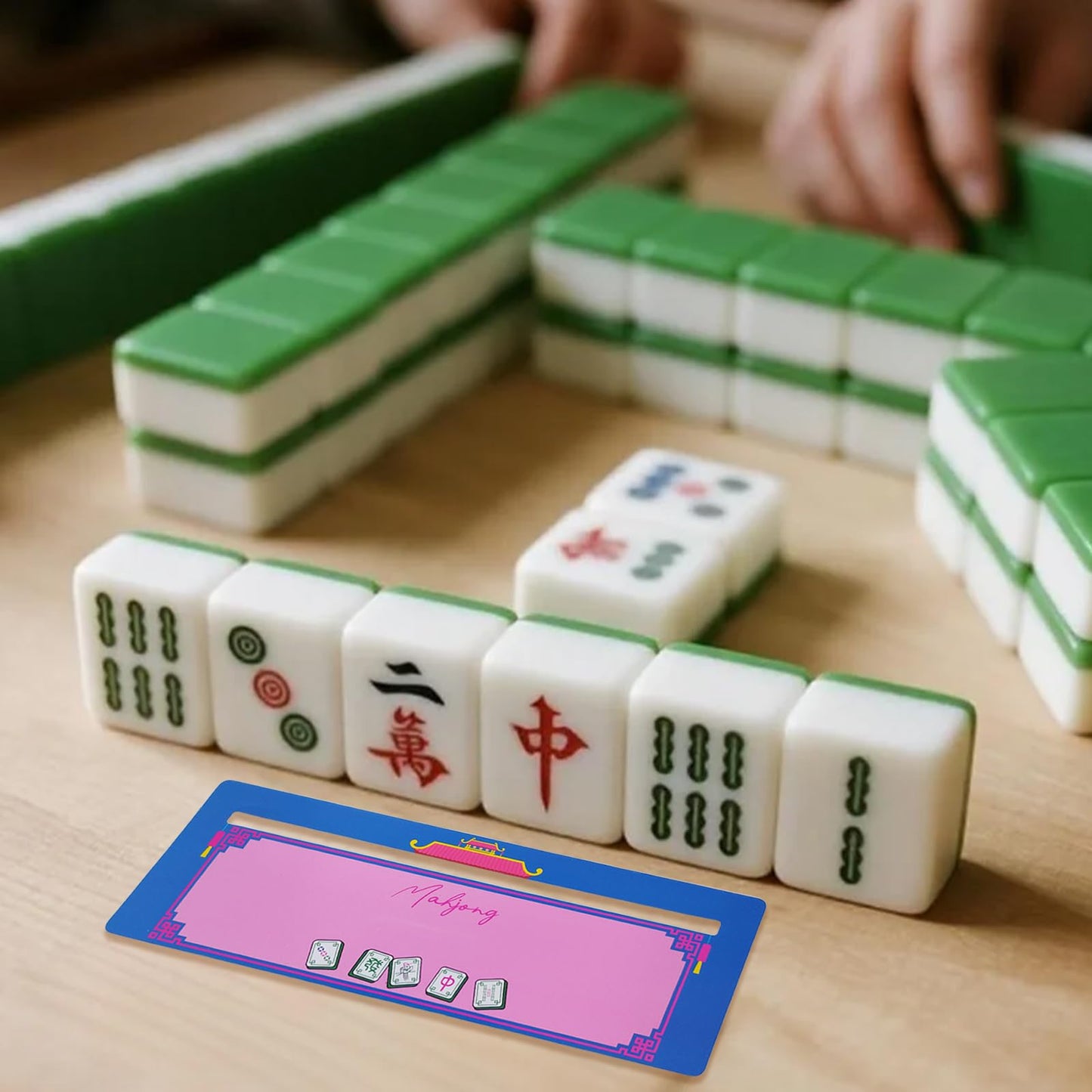SZFHUMFT 4 Pcs Mahjong Line Finder - Suitable for Beginners and Experienced Players, Mahjong Line Reader, Ideal Gifts for Mahjog Lovers (Multicolor)