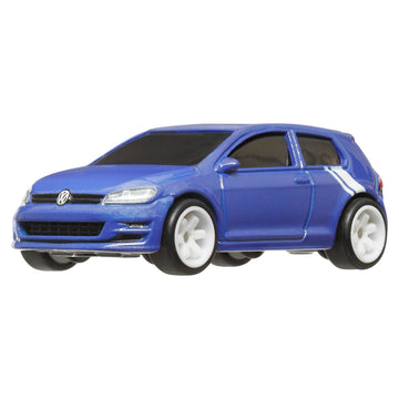Hot Wheels Premium Car Culture Collectible Toy Car, 1:64 Scale Die-Cast Volkswagen Golf Mk 7, World Tour Vehicle with Real Riders Tires