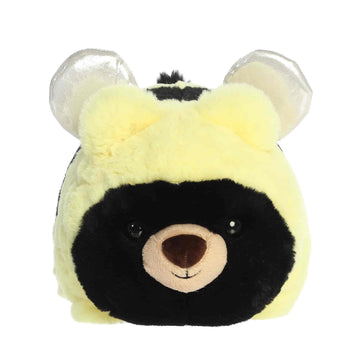 Aurora® Adorable Spudsters™ BAZ Bee Bear™ Stuffed Animal - Round Shape Makes for Comforting Cuddles - Perfect for Kids All Ages and Animal Loving