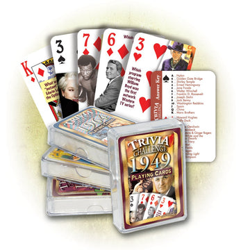 Flickback 1949 Trivia Playing Cards: Birthday