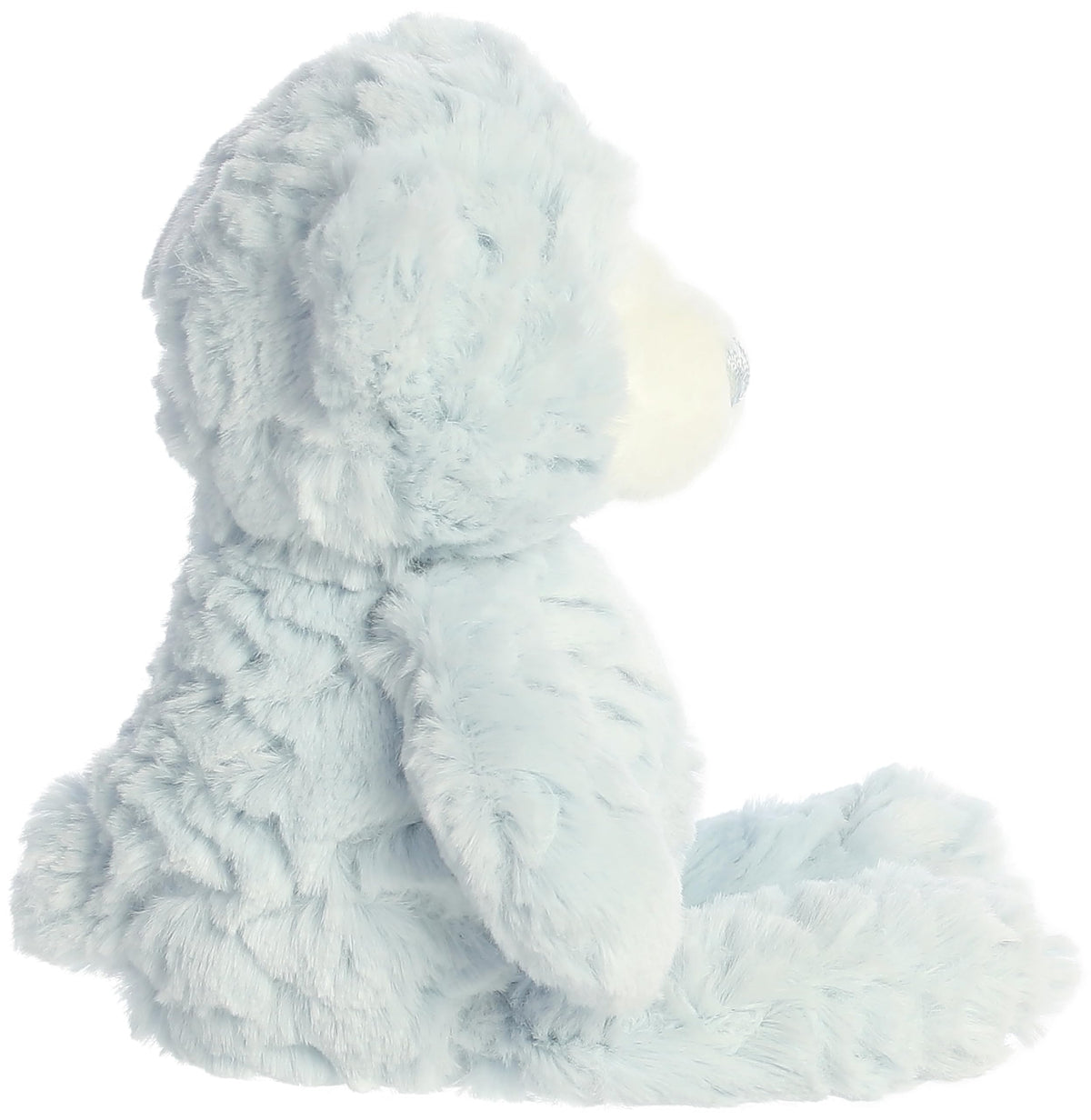 Ebba Huggy Bear 7" Blue Snuggly Baby Stuffed Animal