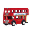 Le Toy Van - Cars & Construction - London Double Decker Bus - Wooden Bus - Role Play Toy - Suitable for Girls & Boys Age 3+, Red