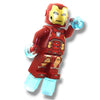 LEGO Superheroes: Iron Man Silver Hexagon on Chest and Power Blasts for Hands and Feet