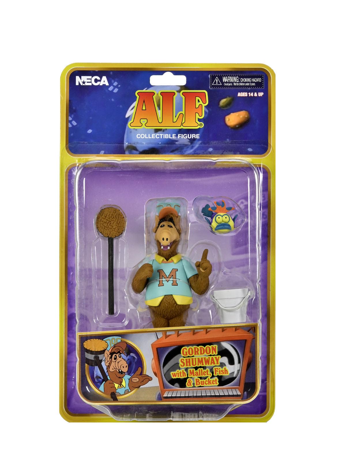 NECA Alf 6" Toony Classic Figure - Alf Baseball