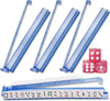 bestcool Mahjong Racks with Pushers Set of 4, Mahjong Tile Holders with Dice, Racks with Attached Pushers, Mahjong Accessories and Supplies