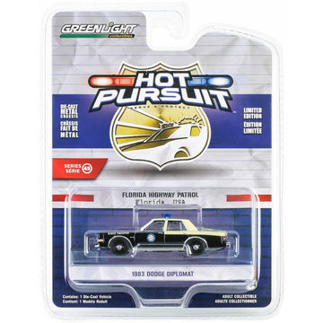 Truck 1/64 1983 Dodge Diplomat, Florida Highway Patrol, Hot Pursuit Series 45 43030-B