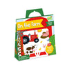 Peaceable Kingdom Reusable Sticker Totes: On The Farm - 2 Sticker Scenes & 50 Reusable Cling Stickers in a Carry Tote - Great for Trips, Errands & on