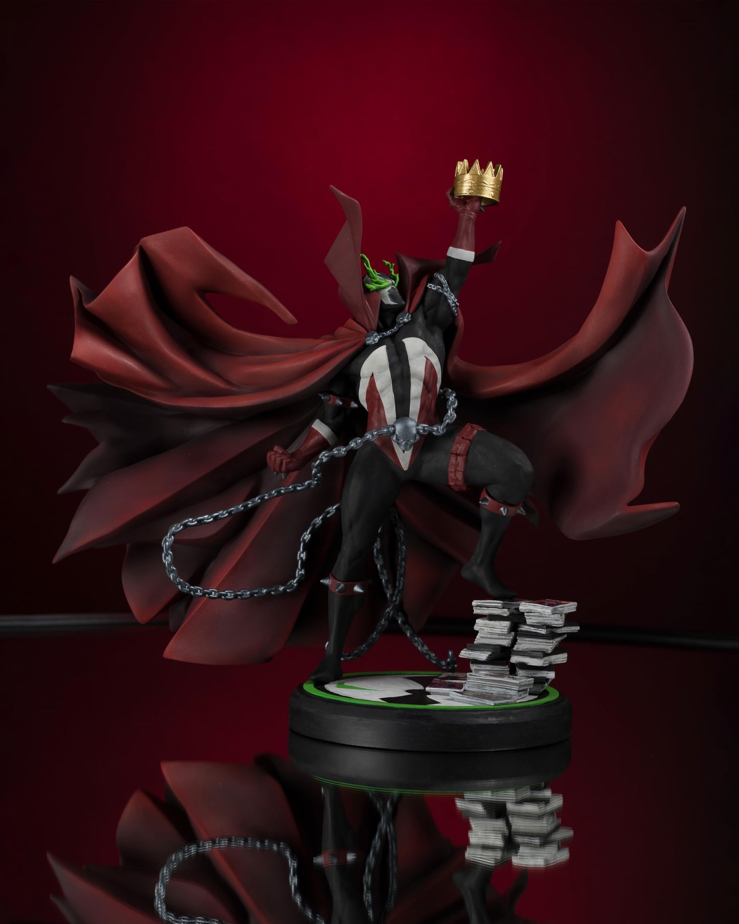 McFarlane Toys - Spawn #301 by Todd McFarlane (Black White & Red All Over) 1:10 Scale Resin Statue