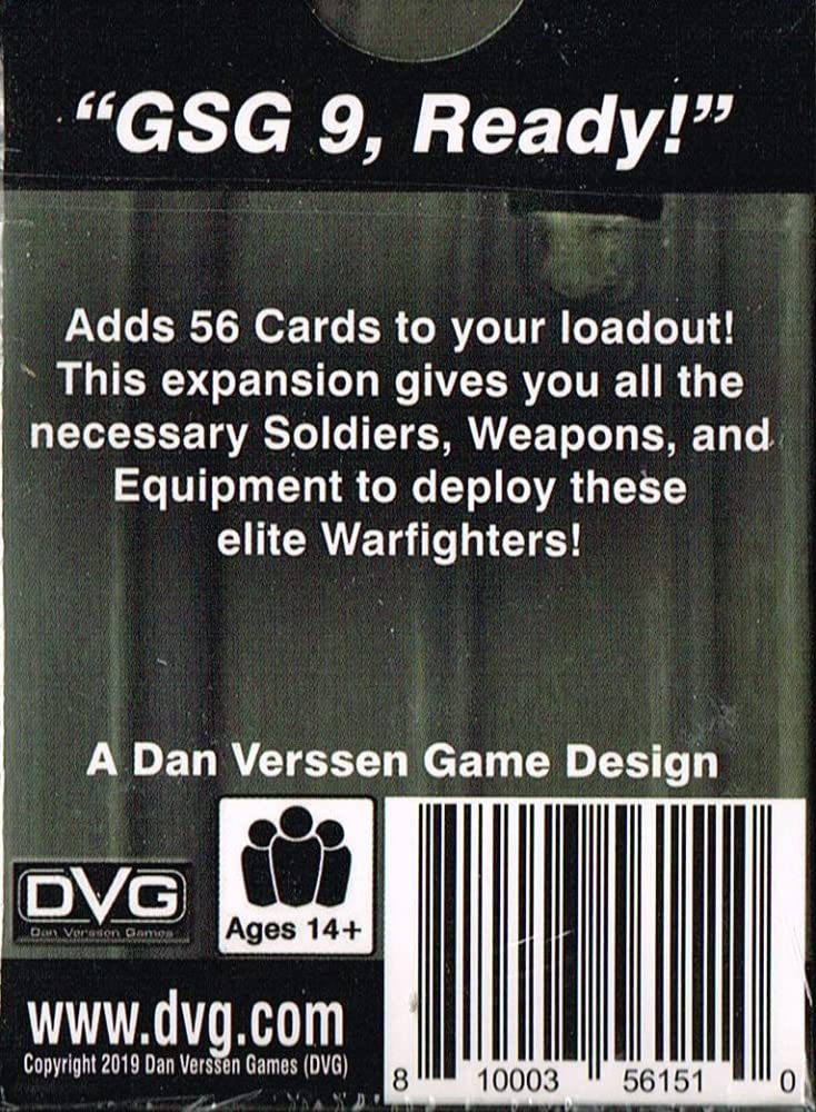 Dan Verssen Games Modern Expansion #16 - Germany Card Deck for DVG Warfighter WWII