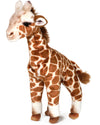 Bearington Twiggie Giraffe Stuffed Animal - 15" Soft and Realistic Baby Giraffe Plush Toy with Cuddly Faux-Fur - Adorable Stuffed Animal Giraffes Gift