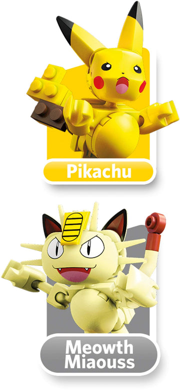 Mega Construx Pokemon Pikachu and Meowth Showdown