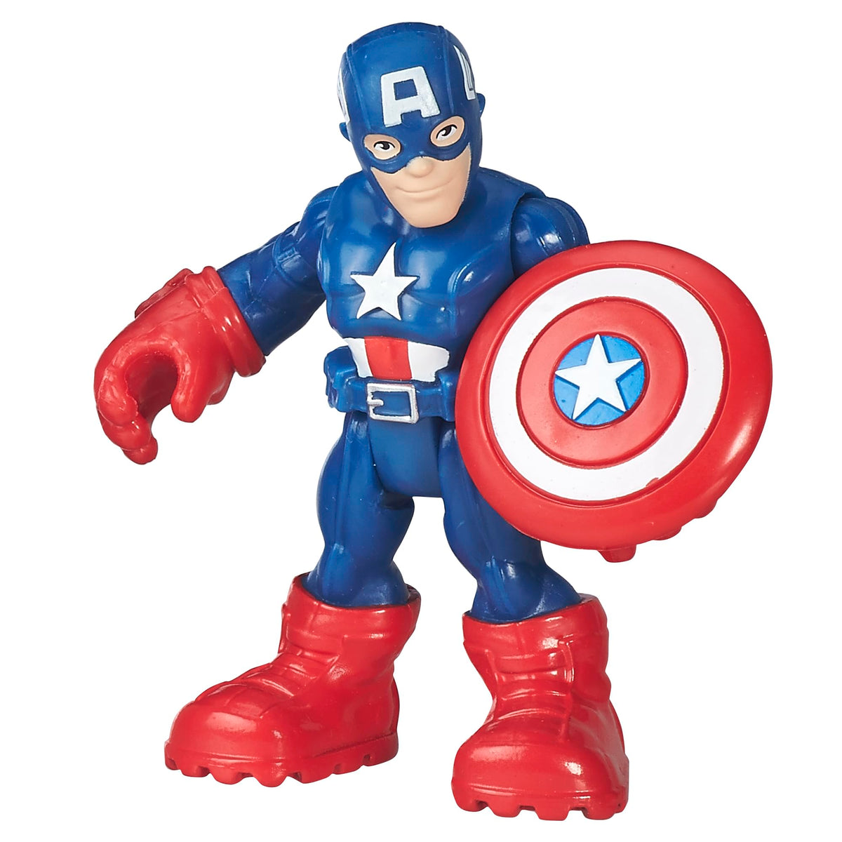 Marvel Playskool Heroes Super Hero Adventures Captain America Super Jungle Squad Toy Action Figure