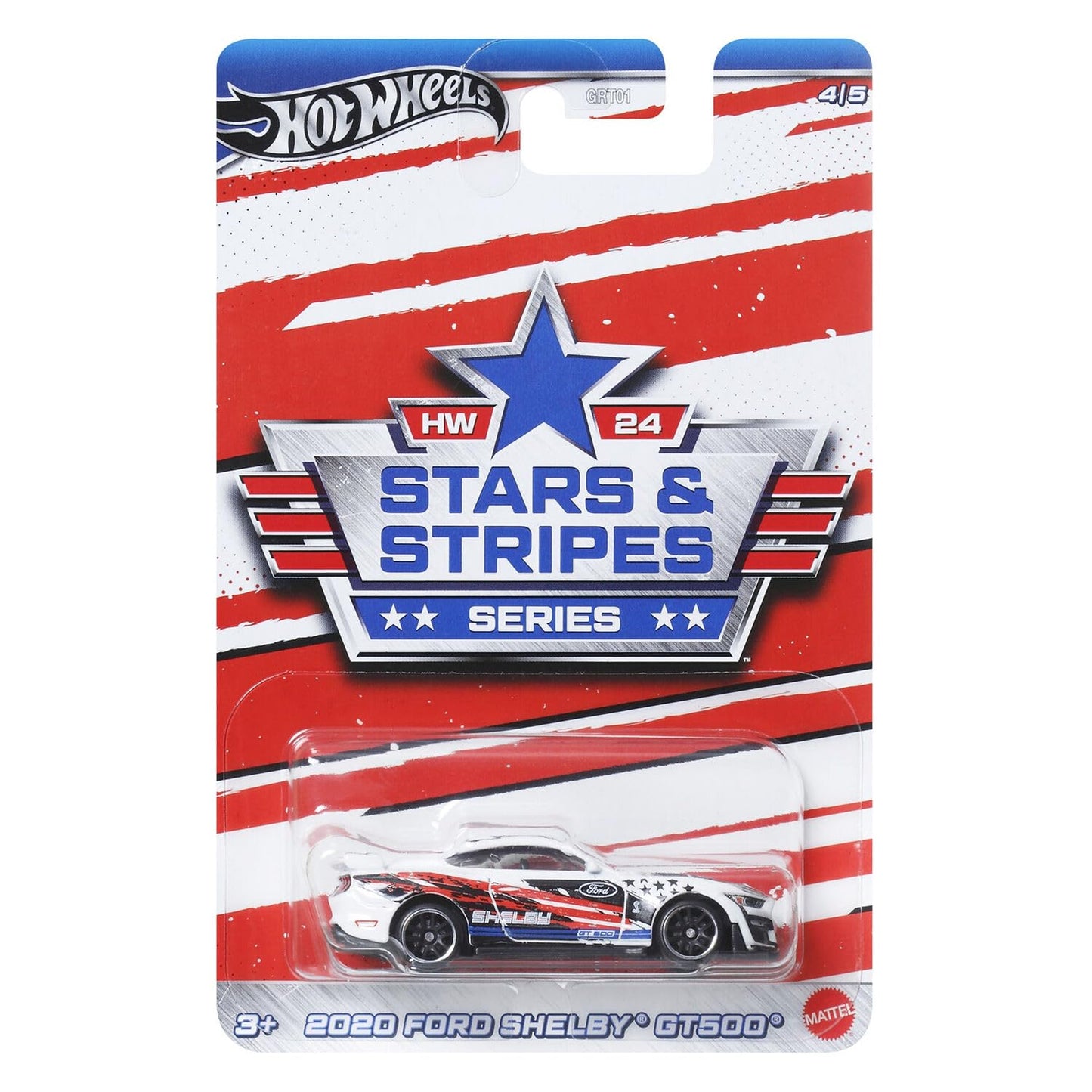Hot Wheels 2020 Ford Shelby GT500, Stars & Stripes Series 4/5