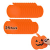 4E's Novelty Foam Pumpkins Craft (24 Pack) Large 8 Inch Foam Pumpkin Shapes Cutout Crafts for Kids Toddlers, Bulk Fall Halloween Craft Kits