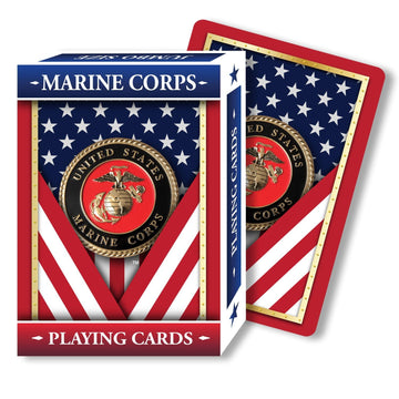Springbok - United States Marine Corps Playing Cards - Officially Licensed 52 Playing Card Deck - Made in USA