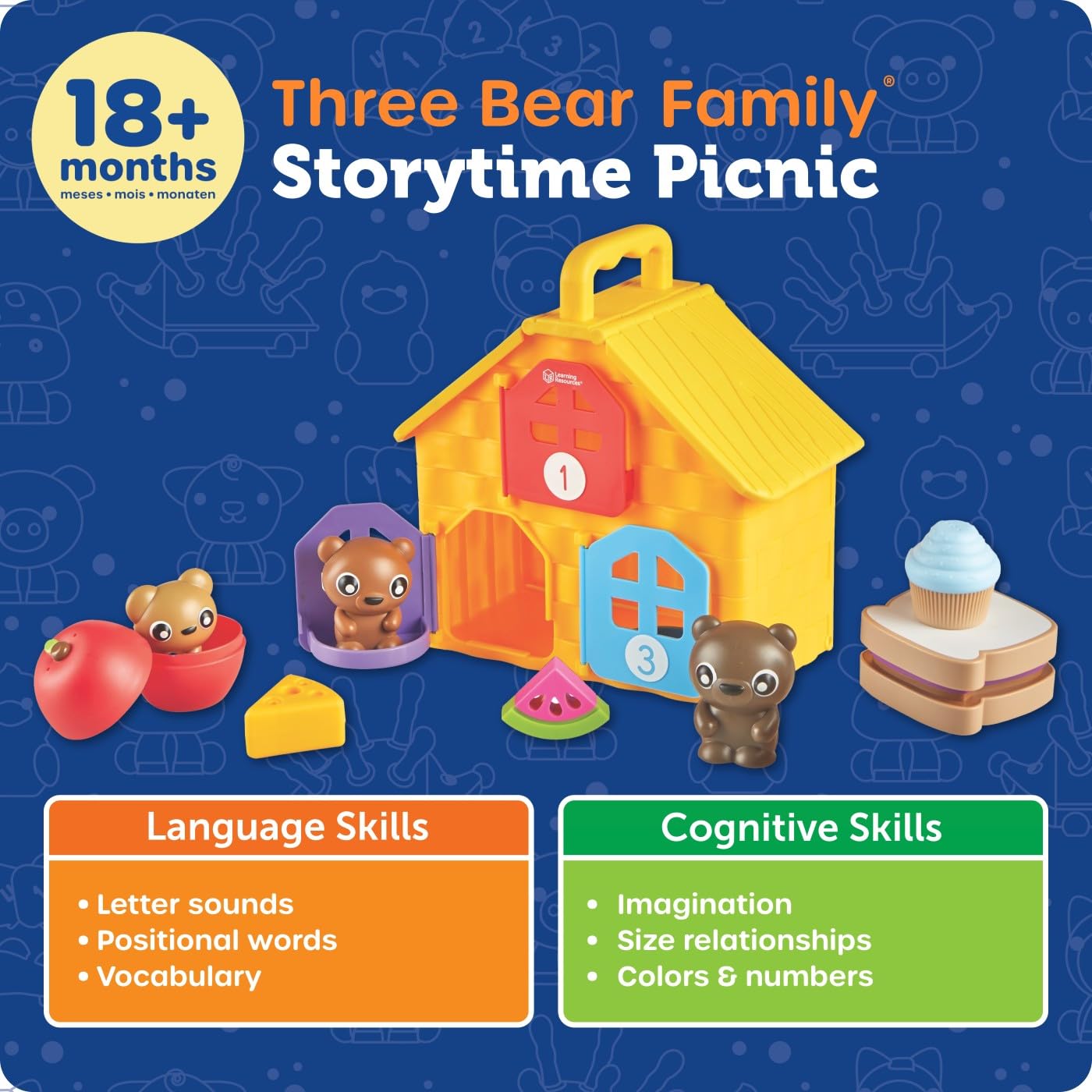 Learning Resources Three Bear Family Storytime Picnic