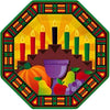 Amscan Kwanzaa Multicolored Octagonal Paper Plates, 8 Ct. | Party Tableware