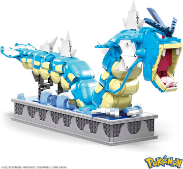 MEGA Pokémon Building Toys Set, Motion Gyarados with 2186 Pieces, Moving Mouth and Tail, for Kids or Adult Collectible