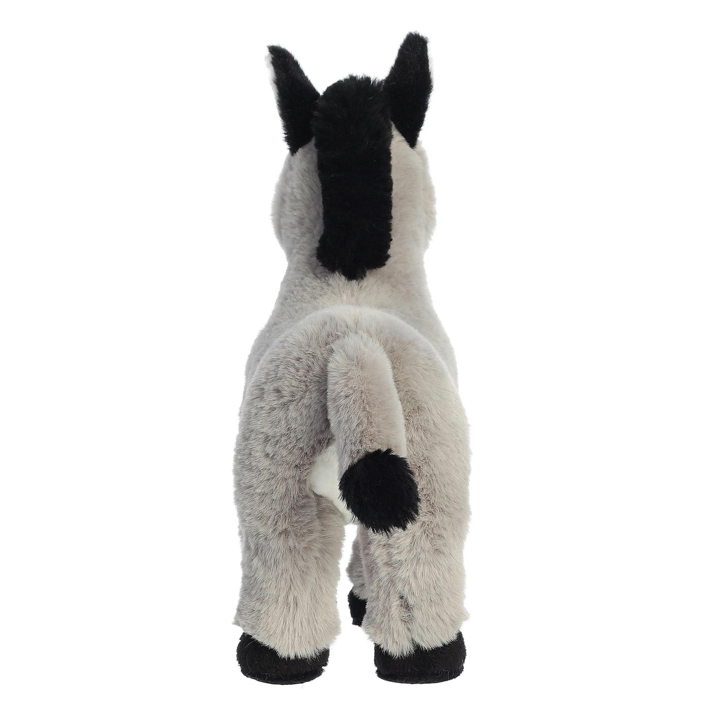 Aurora® Responsibly Made Eco Nation™ Donkey Stuffed Animal - Ideal for Playtime Adventures - Perfect for Birthdays or Just Because - Gray 8.5 Inches