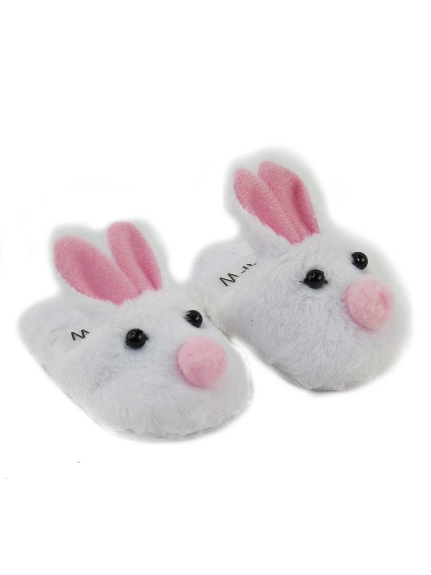 American Fashion World Bunny Slippers for 18-Inch Dolls | Premium Quality & Trendy Design | Dolls Shoes | Shoe Fashion for Dolls for Popular Brands