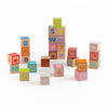 Jasey's Toy Chest 26-Piece Wooden ABC Block Set - Uppercase Letters, Numbers & Animal Matching - Chunky Wooden Blocks for Toddlers Ages 12+ Months