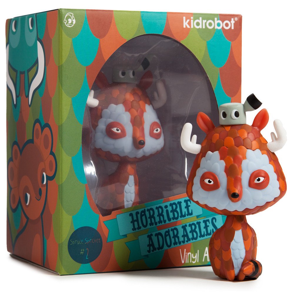 Kidrobot Horrible Adorables Spruce Spricket 4in Vinyl Figure